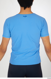 Jorge blue t shirt dressed sports upper body 0005.jpg